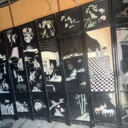 10 Panel Lacqured 