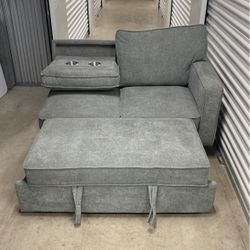 Sectional pull out sofa