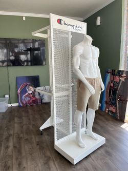 Display Rack With Mannequin 