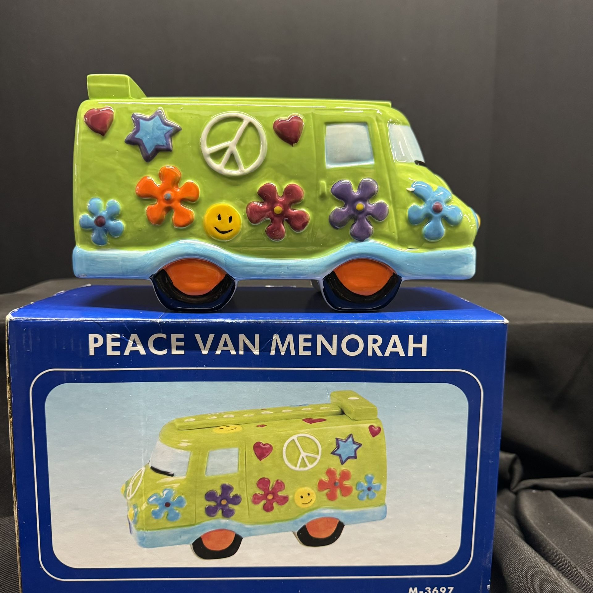 Peace Bus Hanukkah Menorah