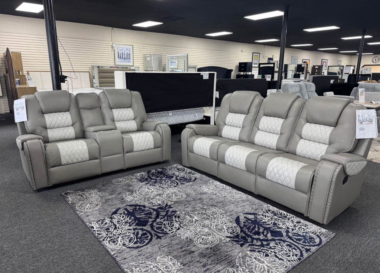 Recliner Sofa & Loveseat. 🚚WE DELIVER🚚