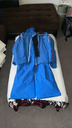 Vokal Blue Two-Piece Ski Suit Jacket and Pants