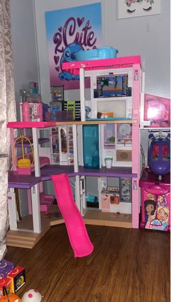 Barbie Dreamhouse 3-Story Dollhouse with Slide
