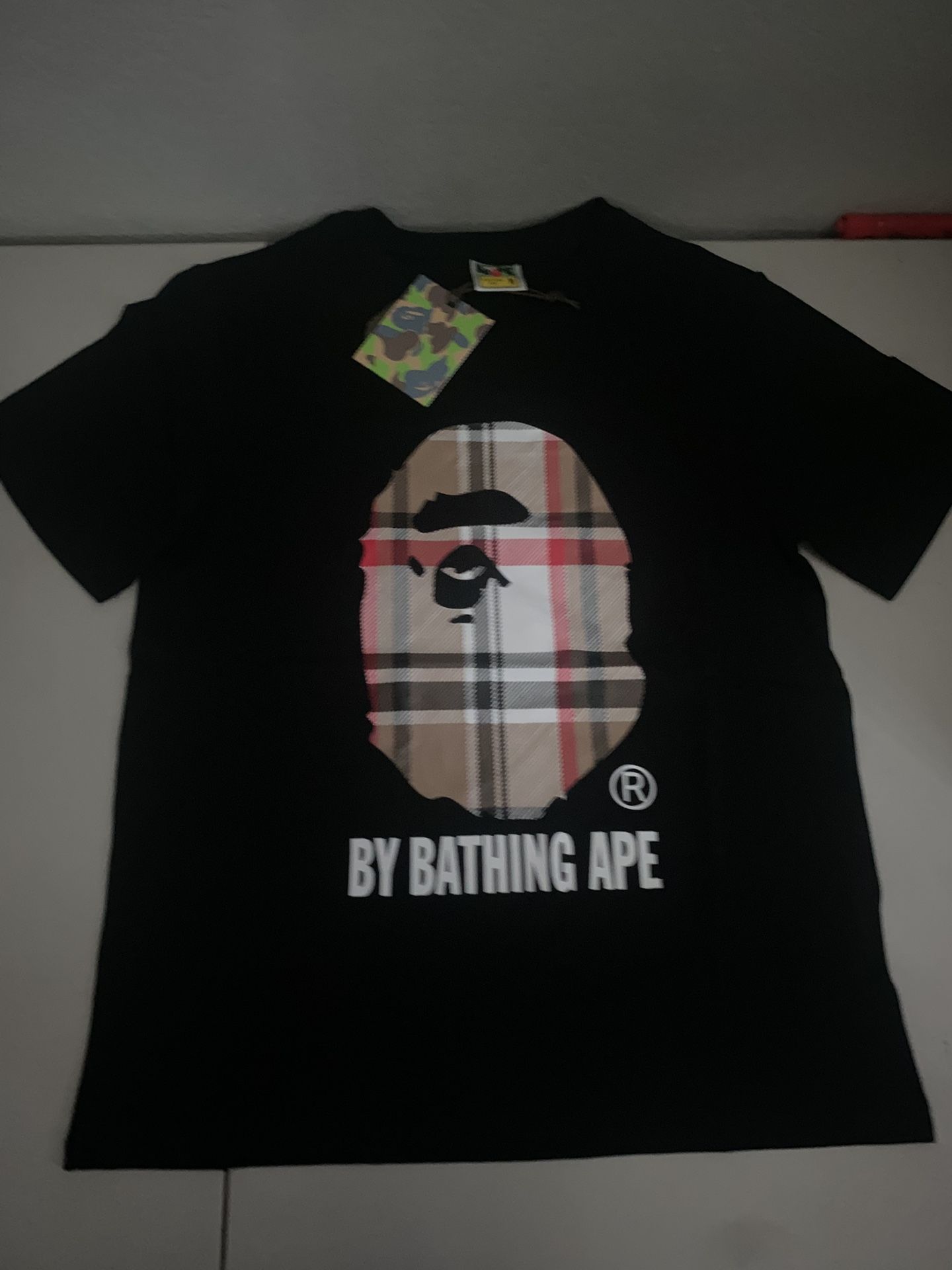 BAPE shirt (check Disc)