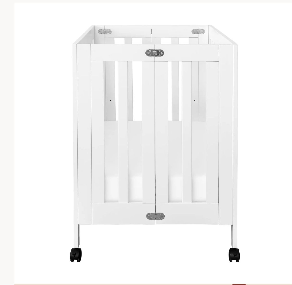 White Origami Mini Crib