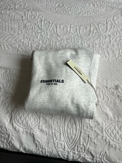 Essential hoodie light oat meal
