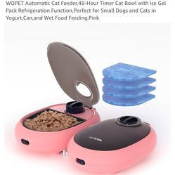 New In Box, Pet Feeder, Set Of 2