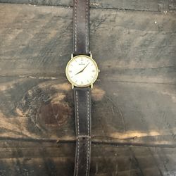 Rare used movado white face watch