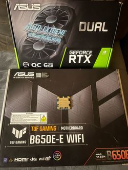 CPU GPU Motherboard GeForce RTX 3050 OC B650E-E WiFi AMD Ryzen 7 7700x