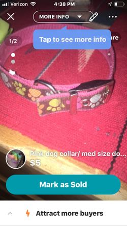 Dogs medium size collar