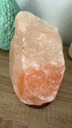 Himalayan Pink Crystal Salt Stone Rock Could be used as a lamp