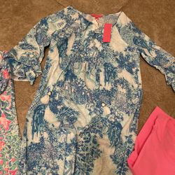 Lilly Pulitzer size medium toile tunic 