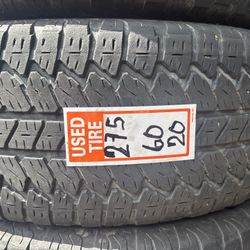 USED TIRE 275-60-20