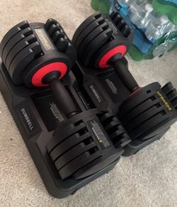 Adjustable dumbbells