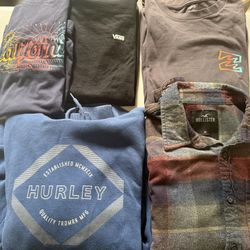 Men’s Long Sleeve Shirts And Hoodie Size Medium Lot