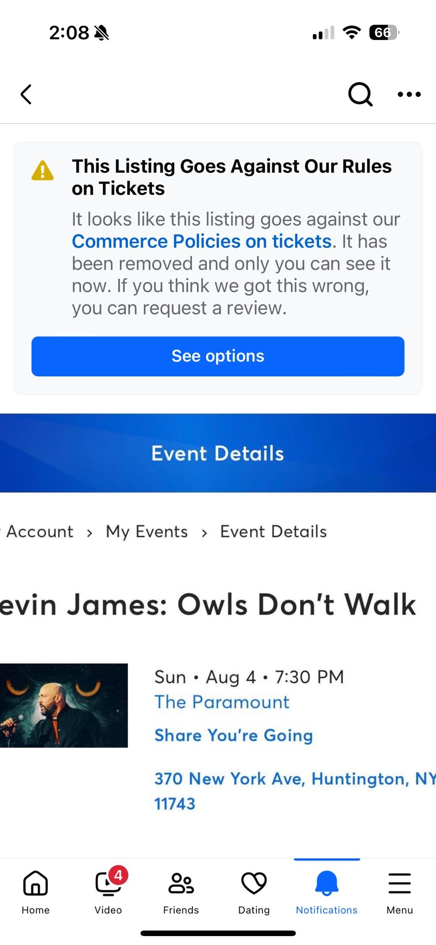 2 Tickets To Kevin James