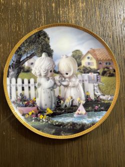 1995 Antique Precious Moments Plate 