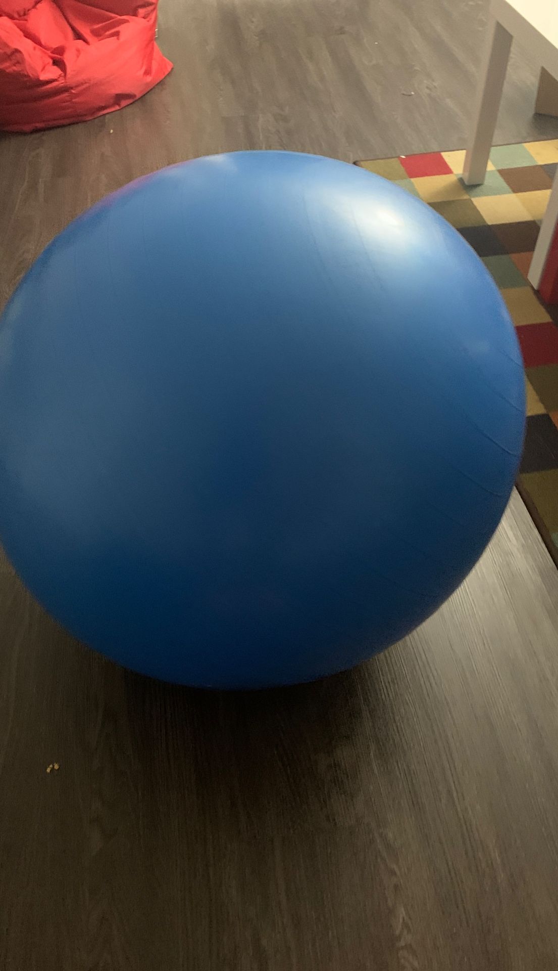 Exercise ball and pump