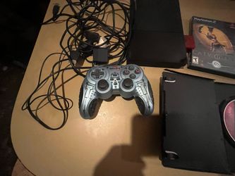 Ps2 Slim 90001 W Games And Memories 4Card Plus 4 Game S