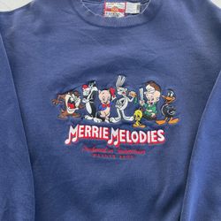 Vintage 90s Merrie Melodies Looney Tunes Sweater
