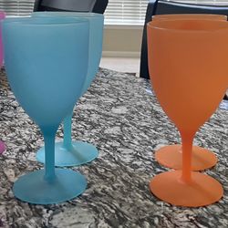 Plastic Patio Goblets Set Of 8