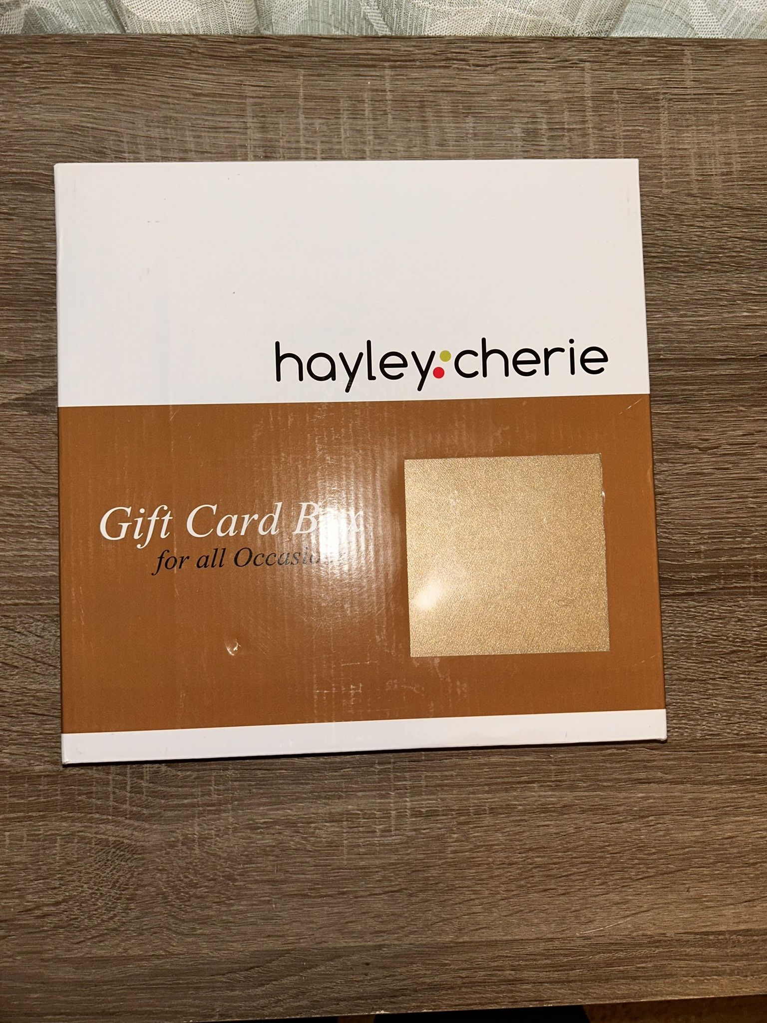 Gold Card Box For Special Events