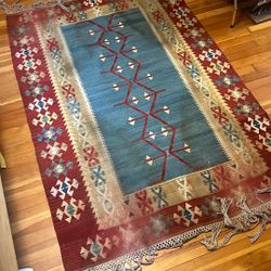 Vintage Afghanistan Kilim Handwoven Rug