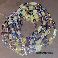 PLUS SIZE Handmade Waistbeads “Mommy’s Mix” Custom Sizing