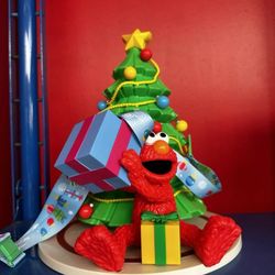 SEAWORLD ELMOS POPPIN TREE POPCORN BUCKET