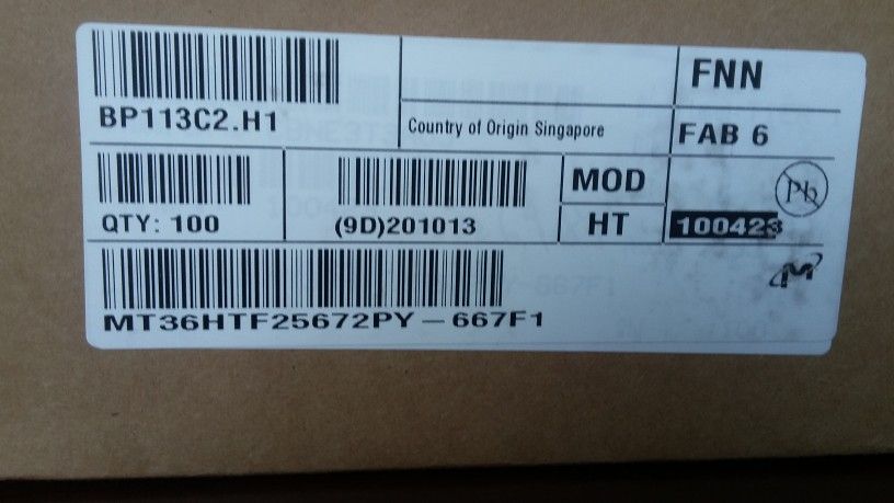 Ddr2 2gb Ecc Reg Server Memory