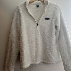 women’s large patagonia 1/4 zip pullover 