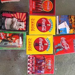 Collectors Idem Coca Cola Playing Cards .