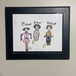 Oil Pencil Art By Flour Titled Daisy