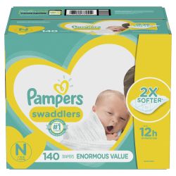Pampers swaddlers Newborn 140 count ( 15 packs available)
