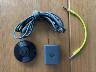 Google Chromecast Audio RUX-J42 + Power & Optical Cable