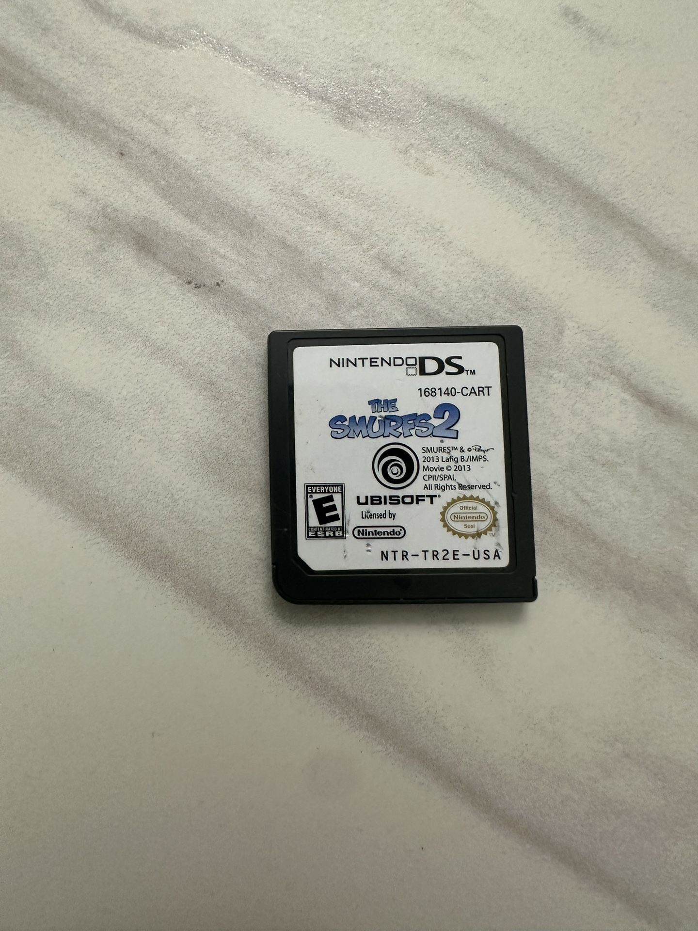 the smurfs 2 for nintendo ds
