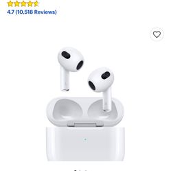 Apple - AirPods (3rd generation) with Lightning Charging Case - White