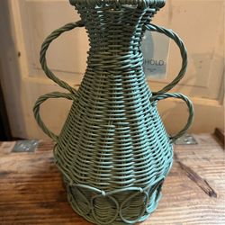 Threshold Rattan Decor Vase.