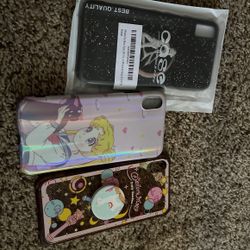 iphone cases for XS MAX TWO brand new ones and two used ones