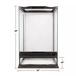 Zoo Med Terrarium 12” X 18” Including Accessories 