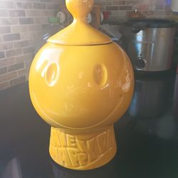 Happy Face Cookie Jar