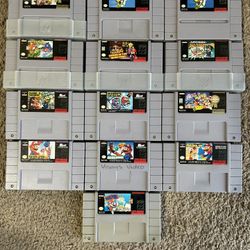 Nintendo Super Nintendo Games Super Mario 