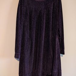Dark Purple Dress 2X Size 