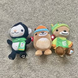 Vancouver 2010 Set Of 3 Bear Plushies