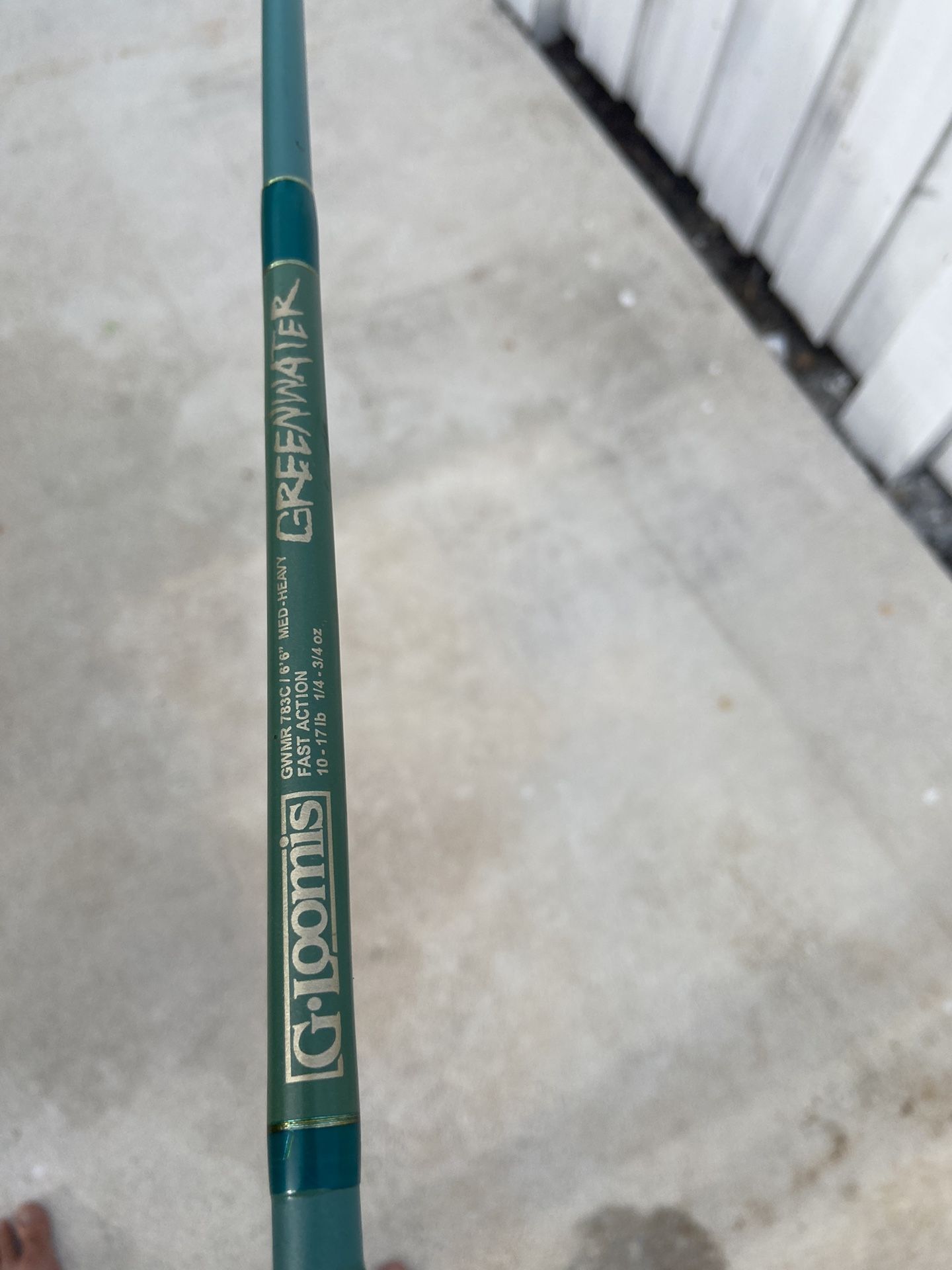 G Loomis Green Water MED-HEAVY Fast Action 6’6” Casting Fishing Rod Trade For SPINNING ROD Penn-Shimano-Custom-St.Croix