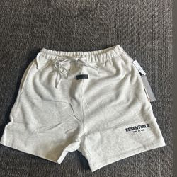 Light Oatmeal Essential Shorts Size Xs And Large 