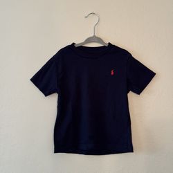 Polo Ralph Lauren Kids Navy Blue Crewneck T-Shirt Size 3T