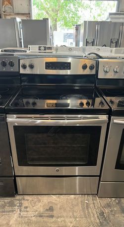 GE Electric Range with Self Clean Stainless