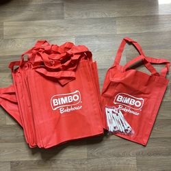bimbo tote bags 19 total