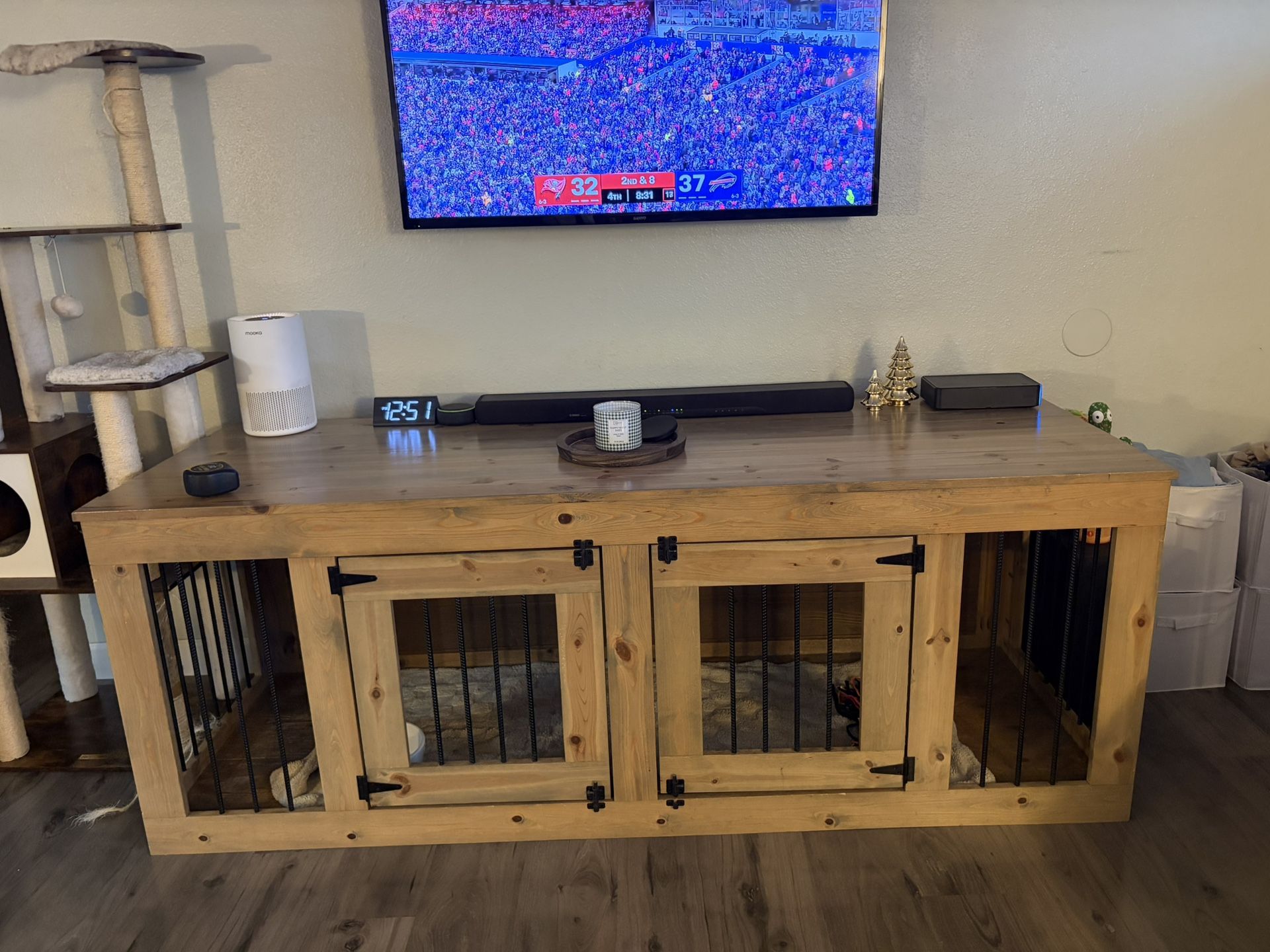 Beautiful Hand Built Large  Dog Crate 